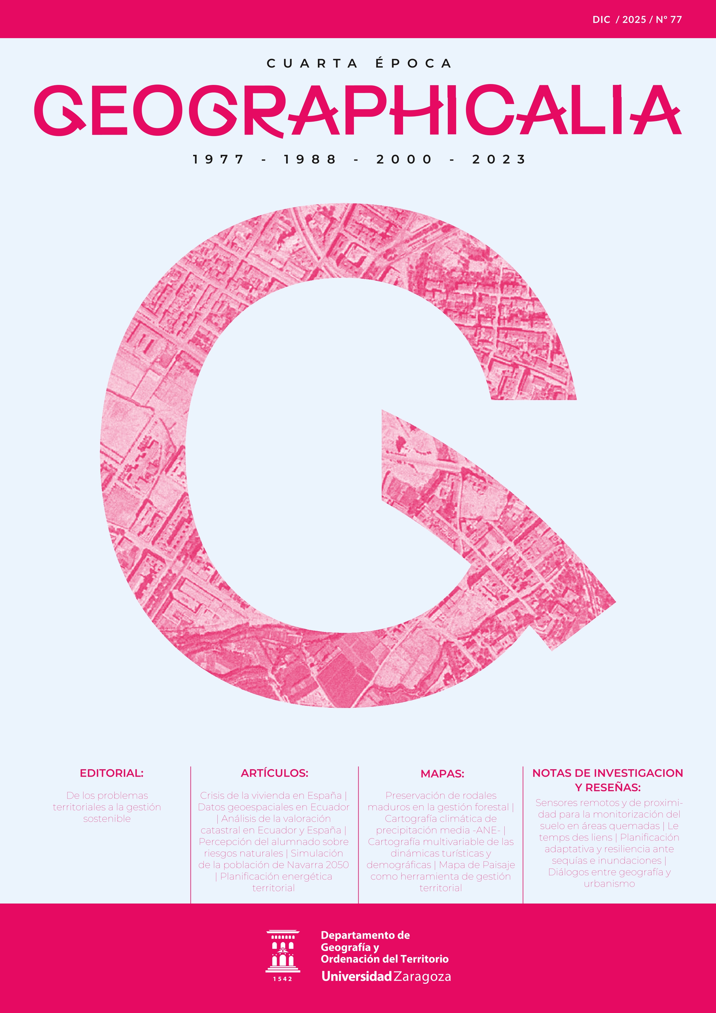 Diálogos entre geografía y urbanismo: balance del ‘I Ciclo de conferencias Territorio y Ciudad. Repensar el territorio, rediseñar la ciudad’