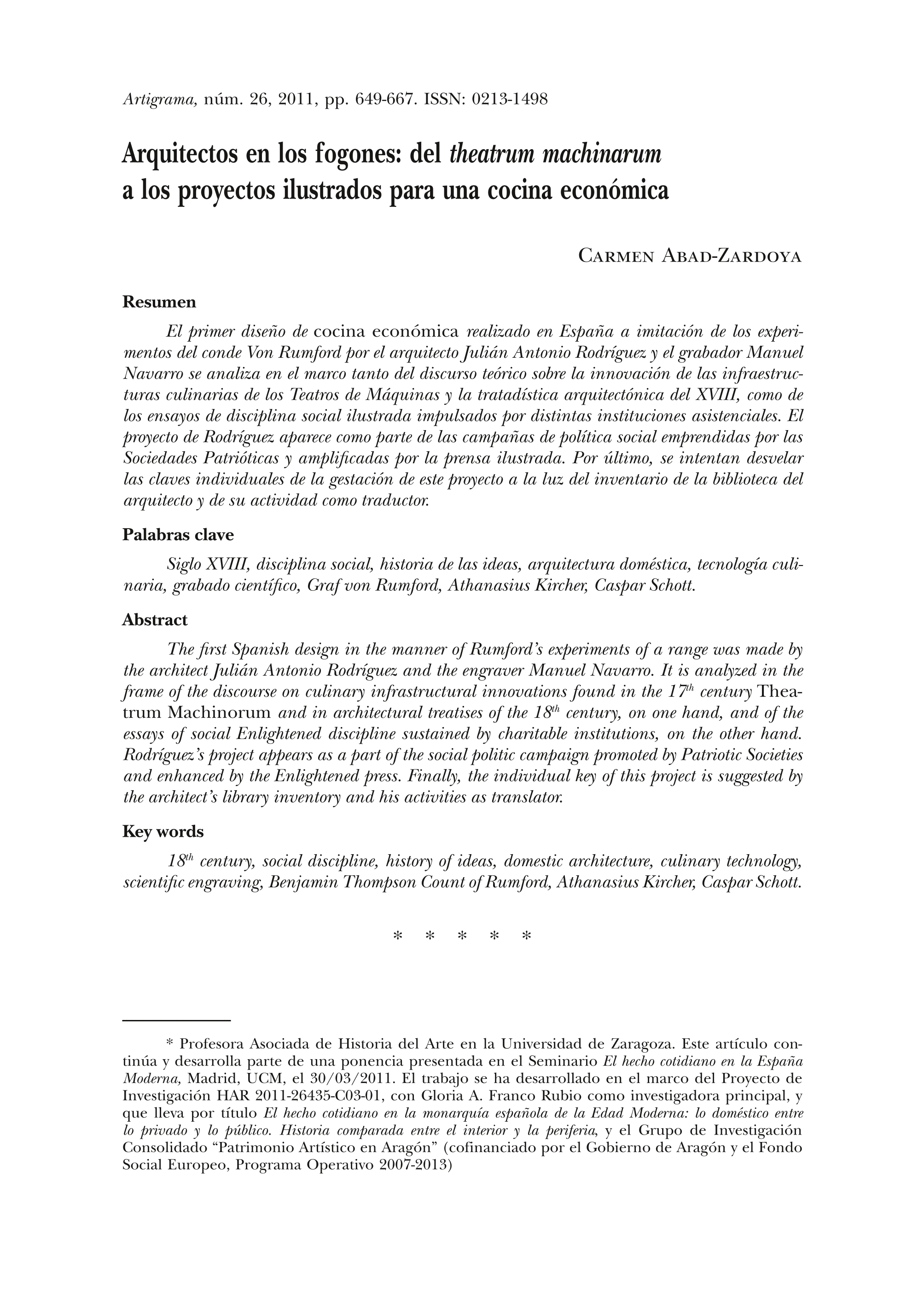 Arquitectos en los fogones: del 