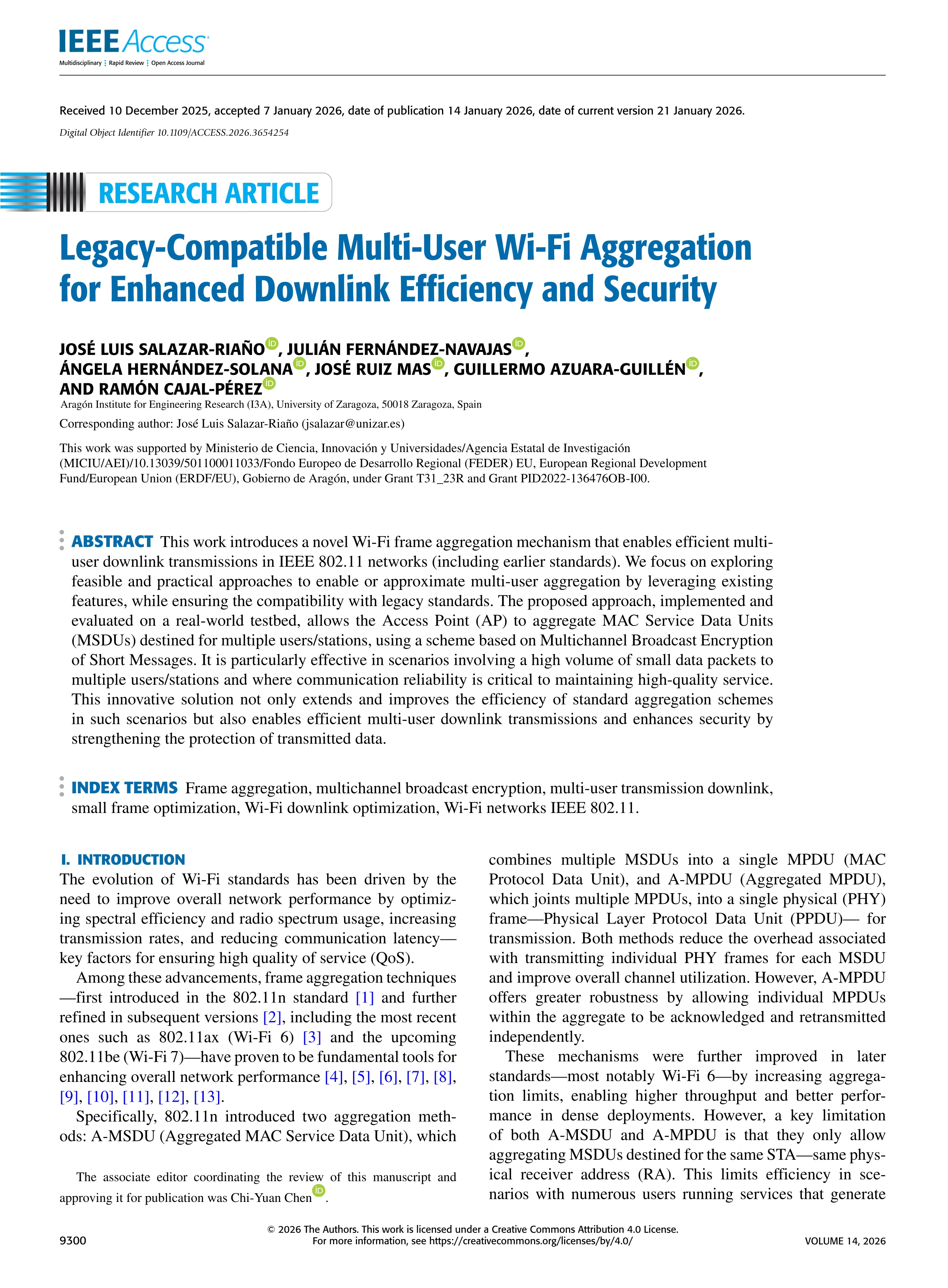 Legacy-Compatible Multi-User Wi-Fi Aggregation for Enhanced Downlink Efficiency and Security