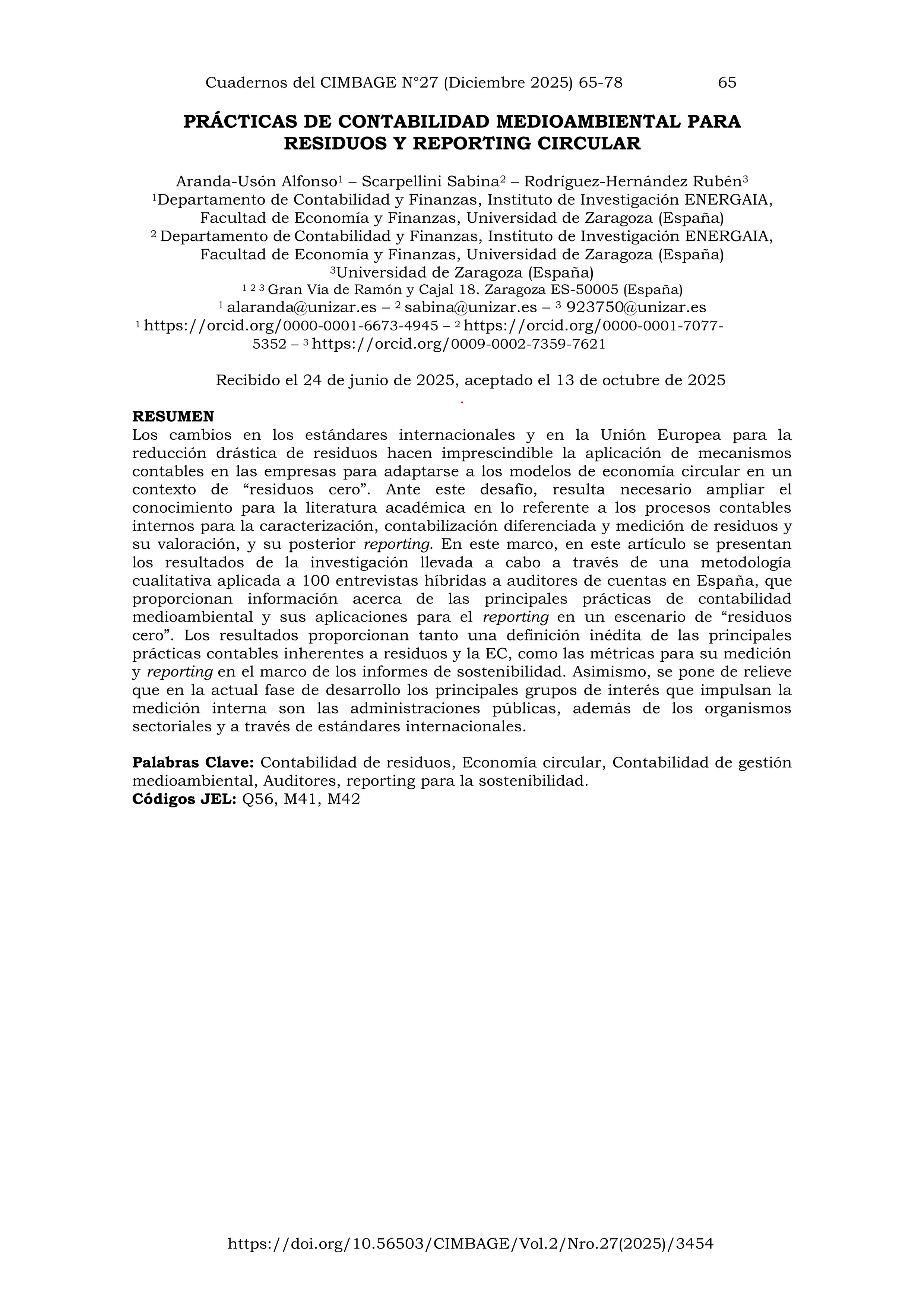Prácticas de contabilidad medioambiental para residuos y reporting circular