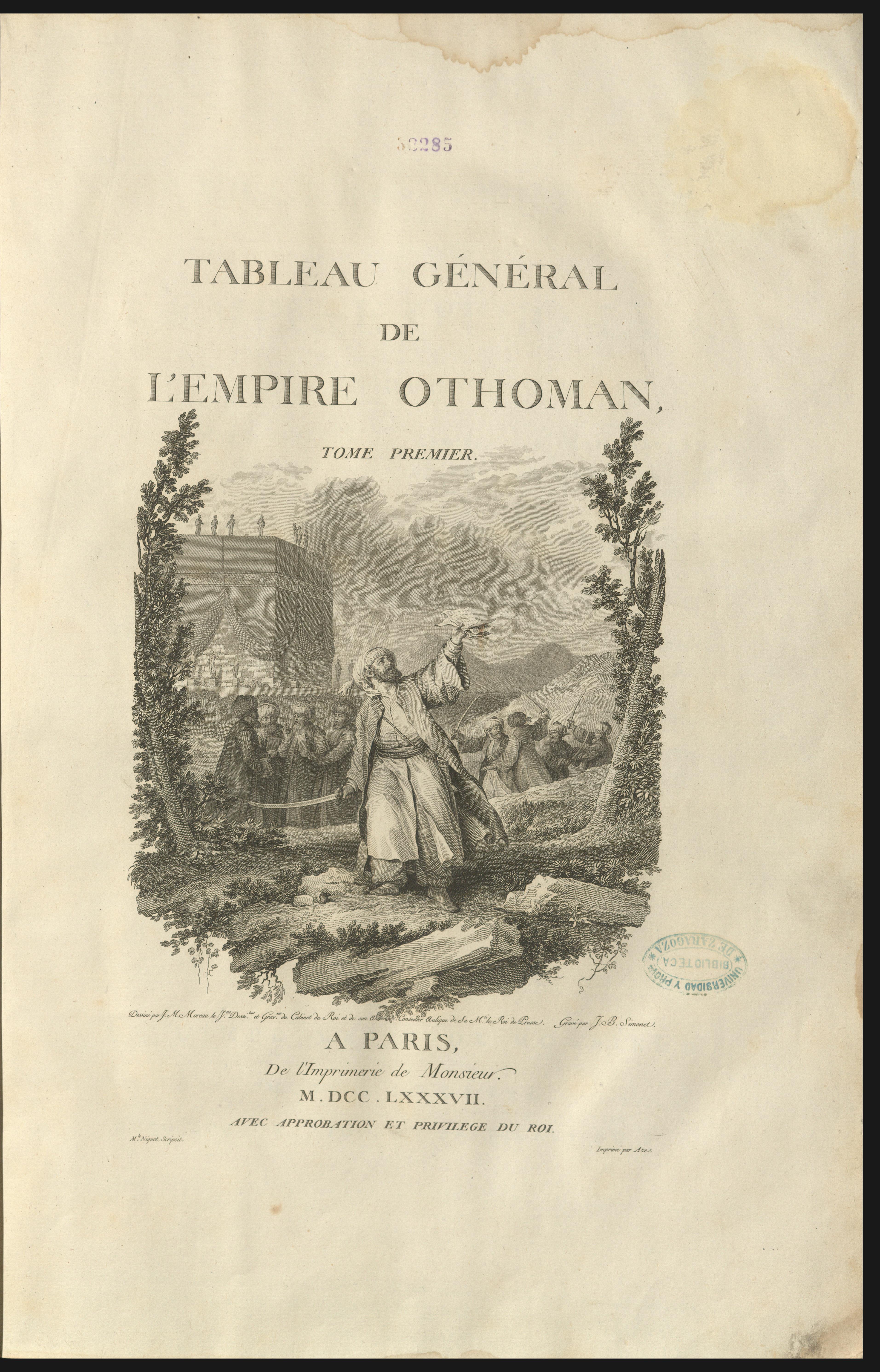 Tableau général de l´empire othoman: