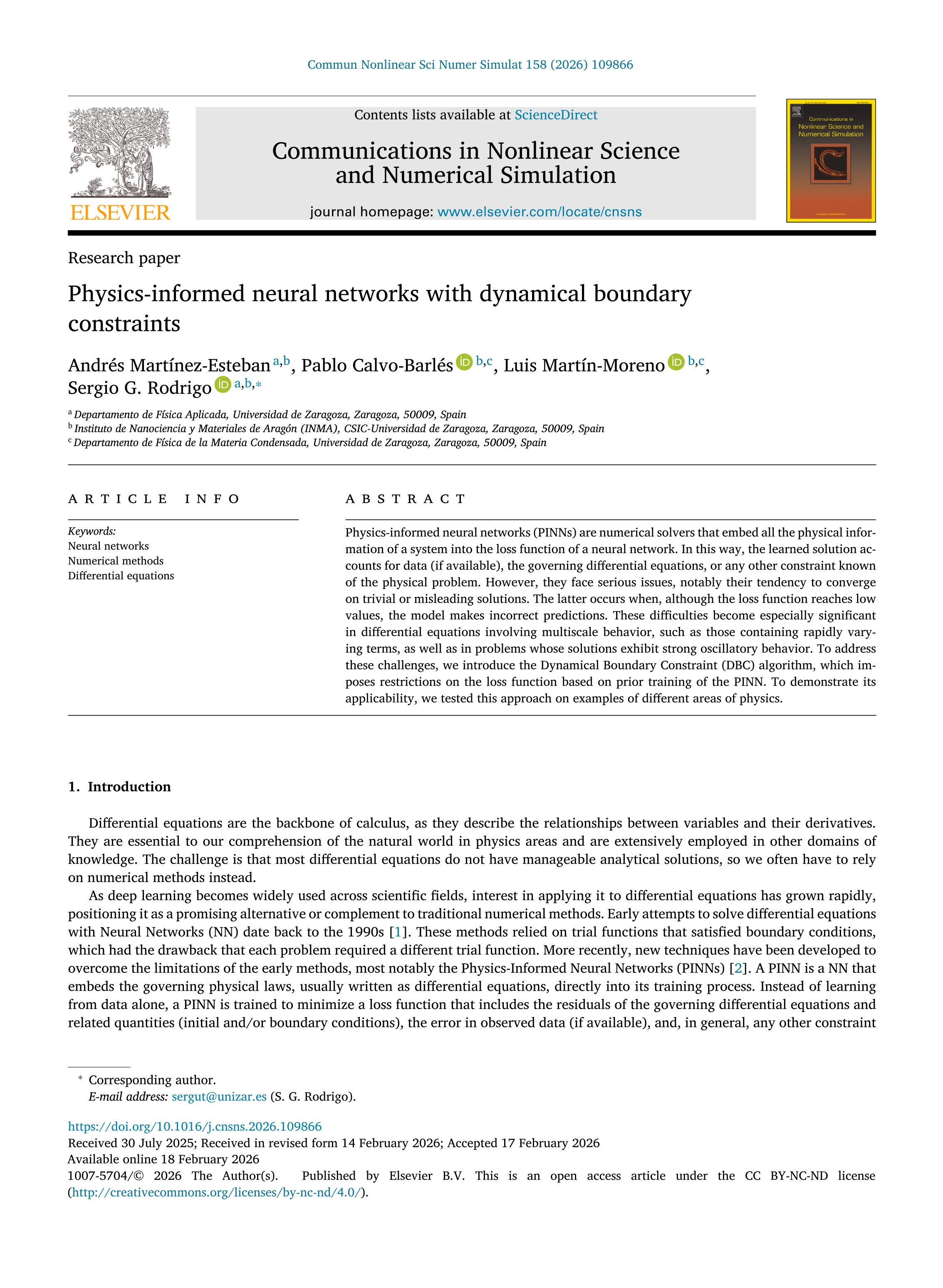 Physics-informed neural networks with dynamical boundary constraints