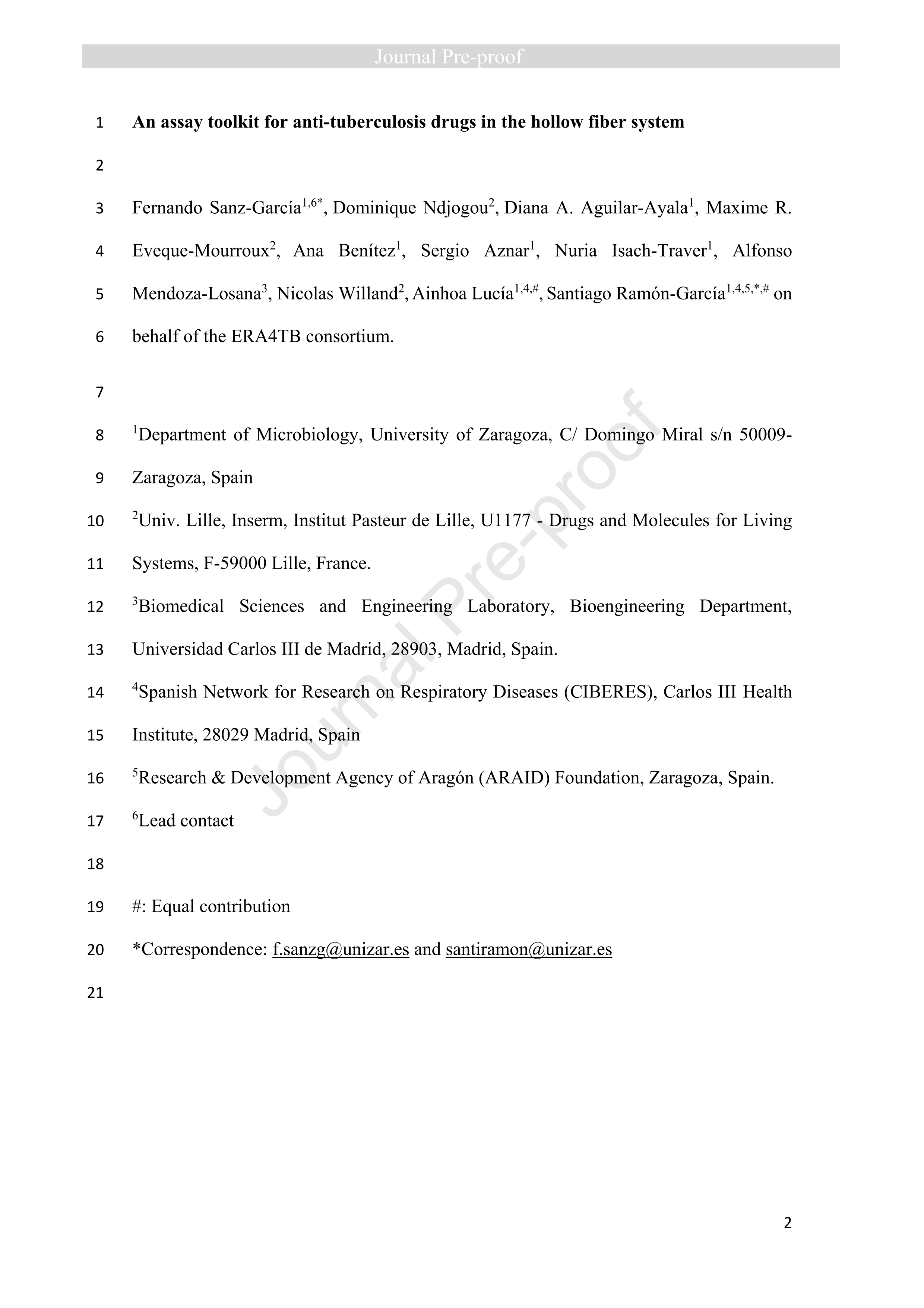 An assay toolkit for anti-tuberculosis drugs in the hollow fiber system