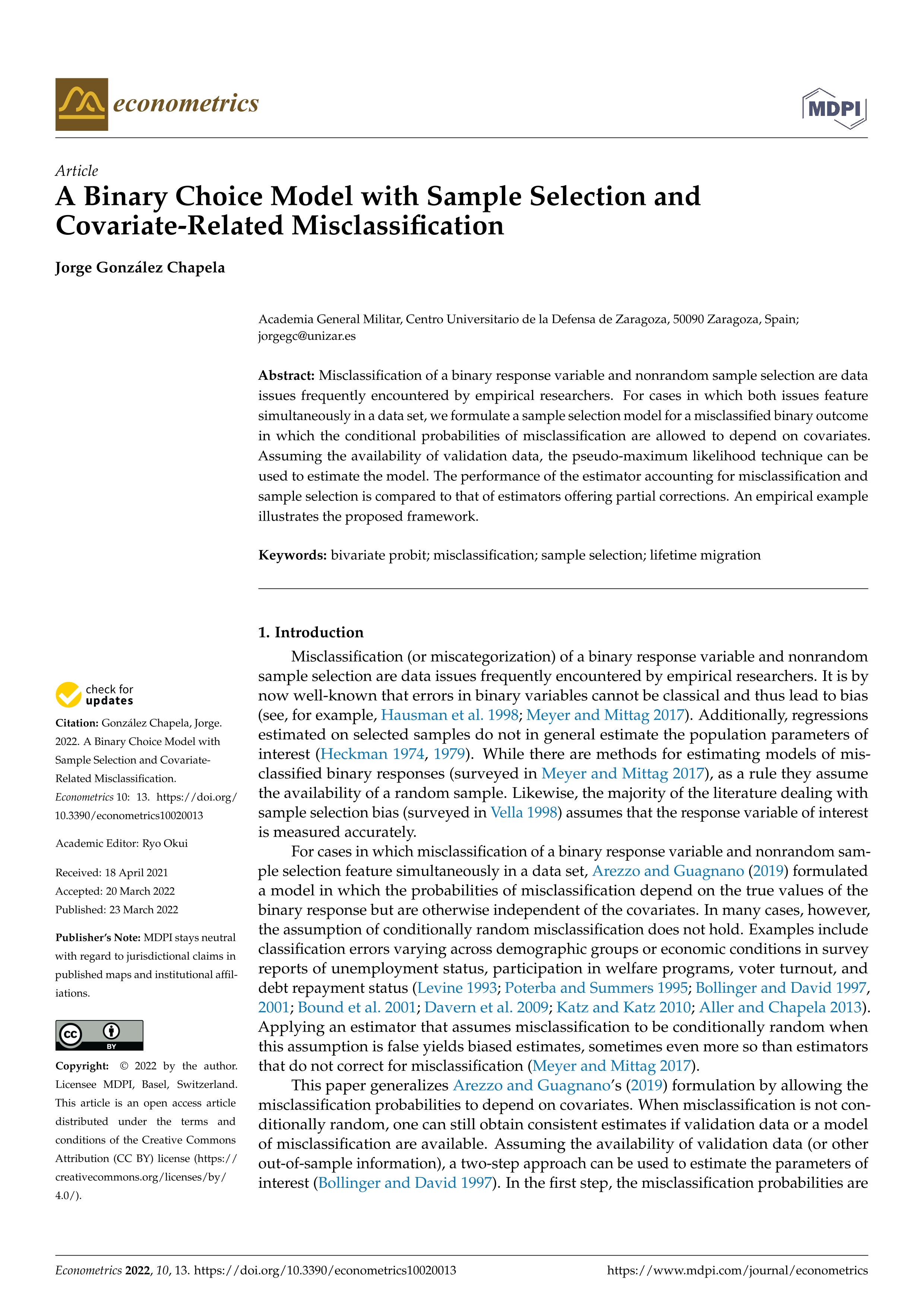 A binary choice model with sample selection and covariate-related misclassification