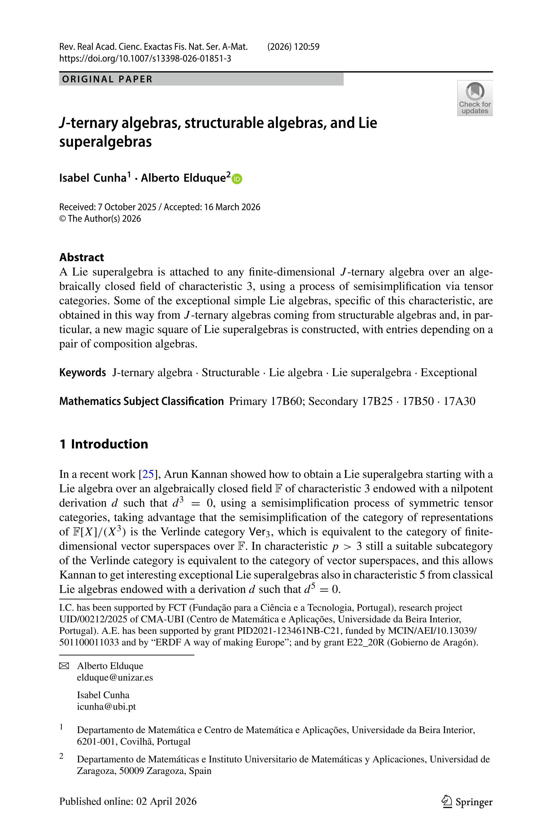 J-ternary algebras, structurable algebras, and Lie superalgebras