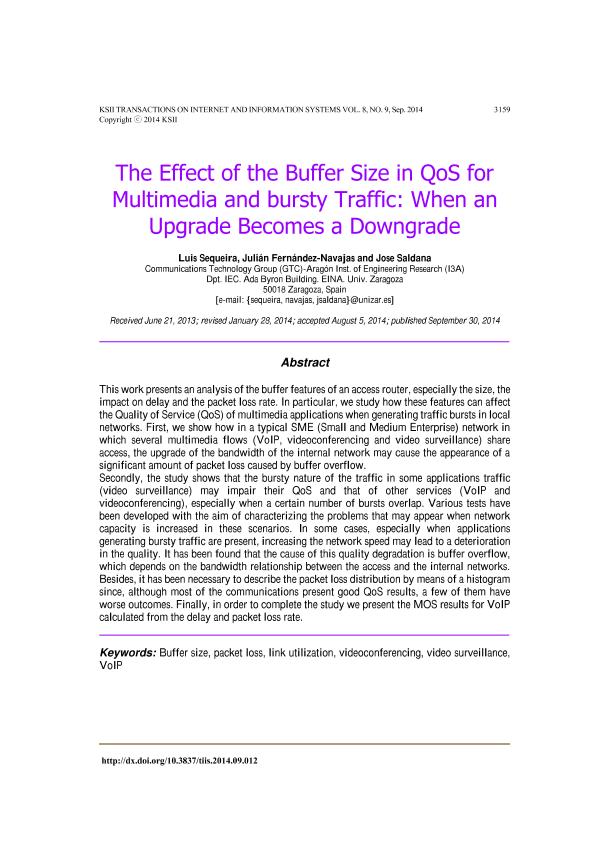 The Effect of the Buffer Size in QoS for Multimedia and bursty Traffic: When an Upgrade Becomes a Downgrade