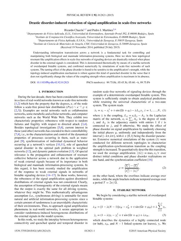 Drastic disorder-induced reduction of signal amplification in scale-free networks