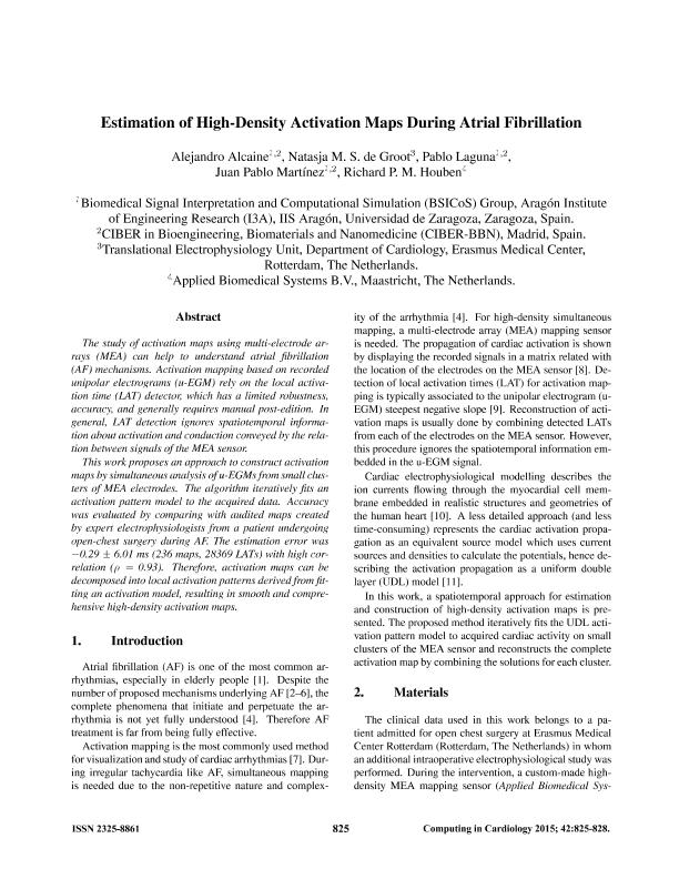 Estimation of high-density activation maps during atrial fibrillation