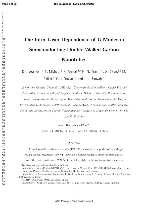 Interlayer Dependence of G-Modes in Semiconducting Double-Walled Carbon Nanotubes