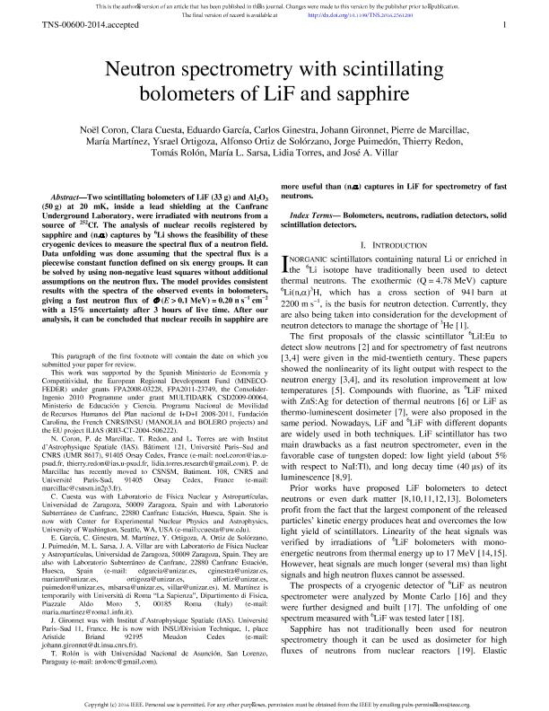 Neutron Spectrometry with Scintillating Bolometers of LiF and Sapphire