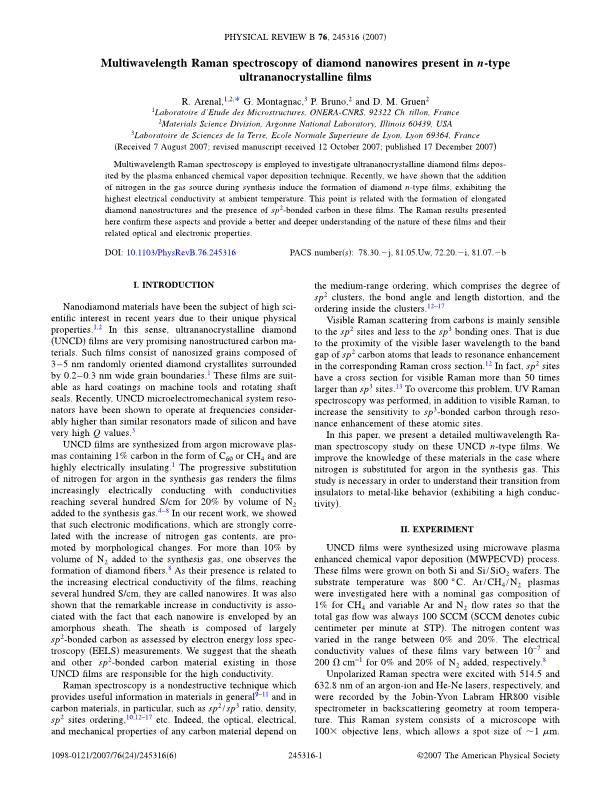 Multiwavelength Raman spectroscopy of diamond nanowires present in n-type ultrananocrystalline films