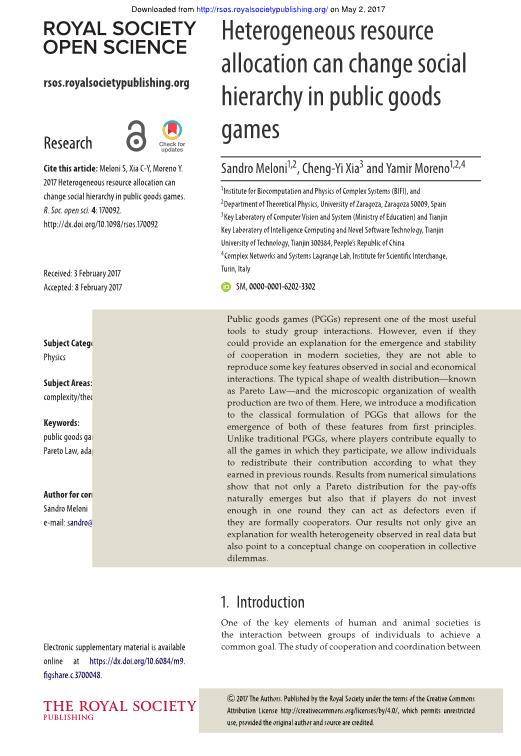 Heterogeneous resource allocation can change social hierarchy in public goods games