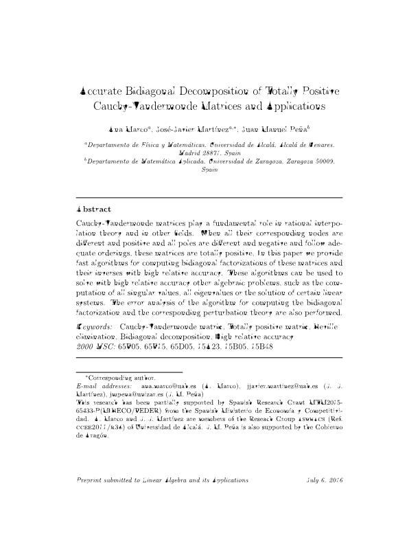 Accurate bidiagonal decomposition of totally positive Cauchy-Vandermonde matrices and applications