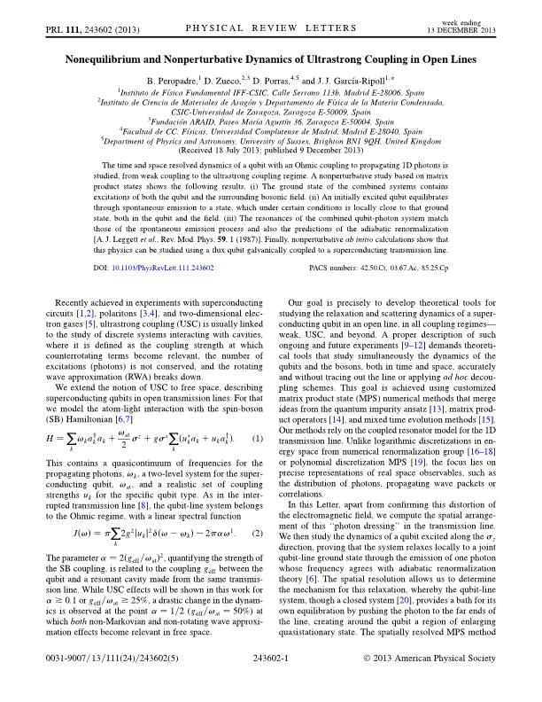 Nonequilibrium and Nonperturbative Dynamics of Ultrastrong Coupling in Open Lines