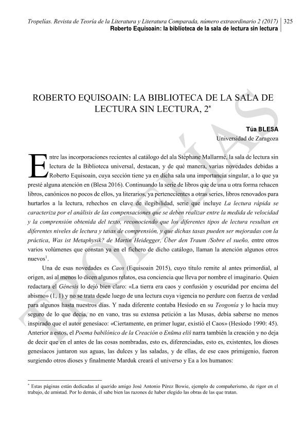 Roberto Equisoain: la biblioteca de la sala de lectura sin lectura, 2