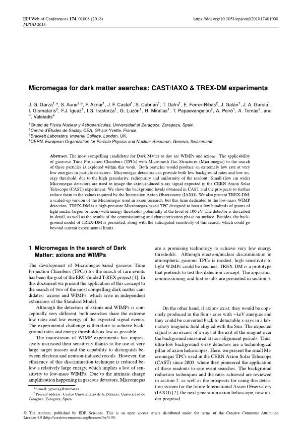 Micromegas for dark matter searches: CAST/IAXO & TREX-DM experiments