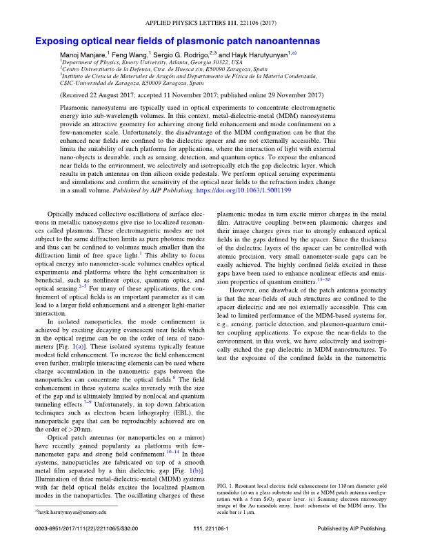 Exposing optical near fields of plasmonic patch nanoantennas