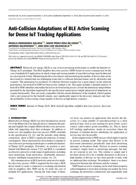 Anti-Collision Adaptations of BLE Active Scanning for Dense IoT Tracking Applications