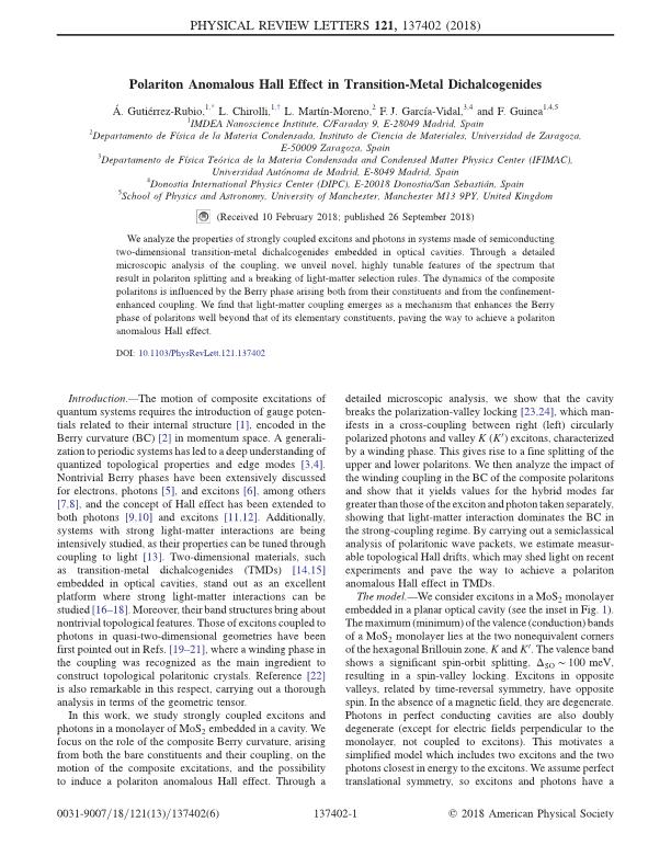 Polariton Anomalous Hall Effect in Transition-Metal Dichalcogenides