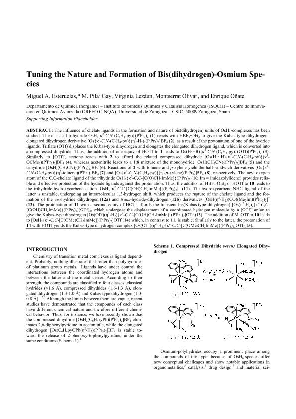Tuning the Nature and Formation of Bis(dihydrogen)-Osmium Species