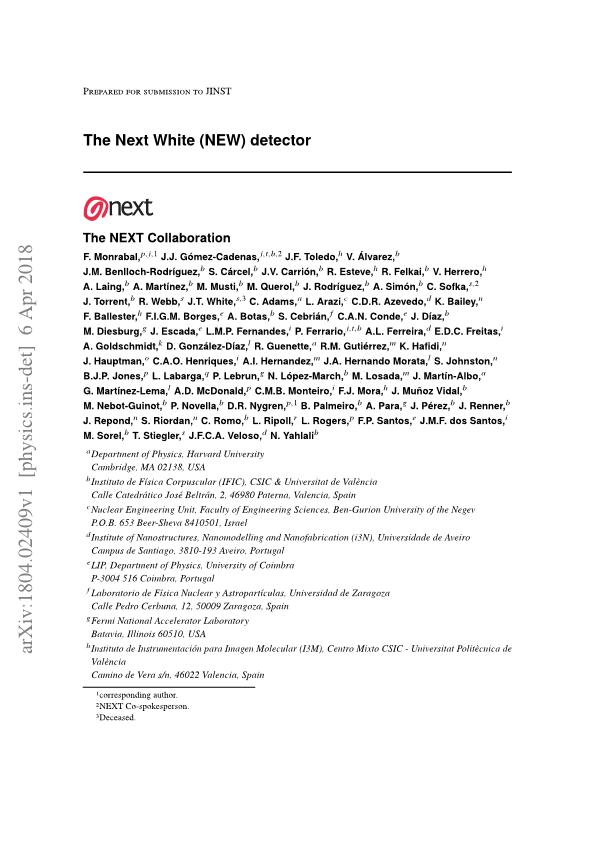 The NEXT White (NEW) detector