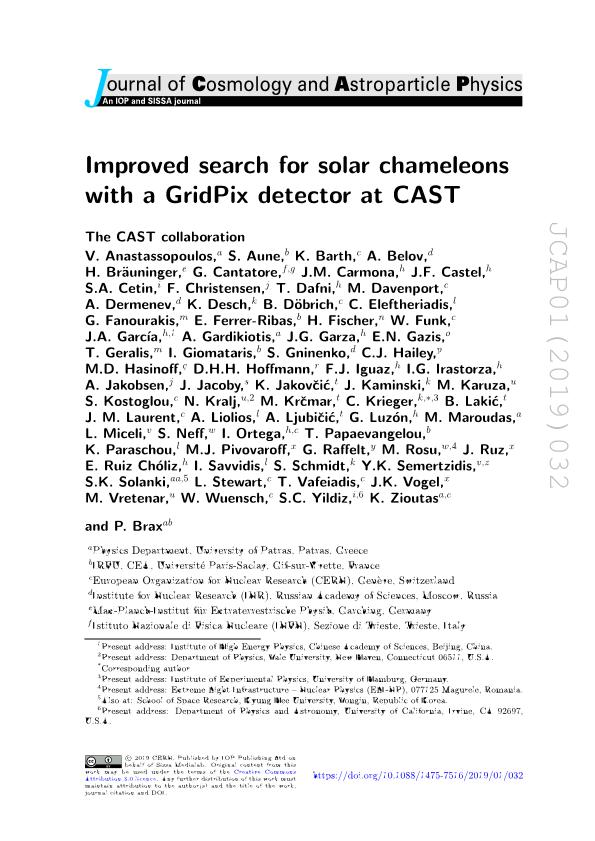 Improved search for solar chameleons with a GridPix detector at CAST