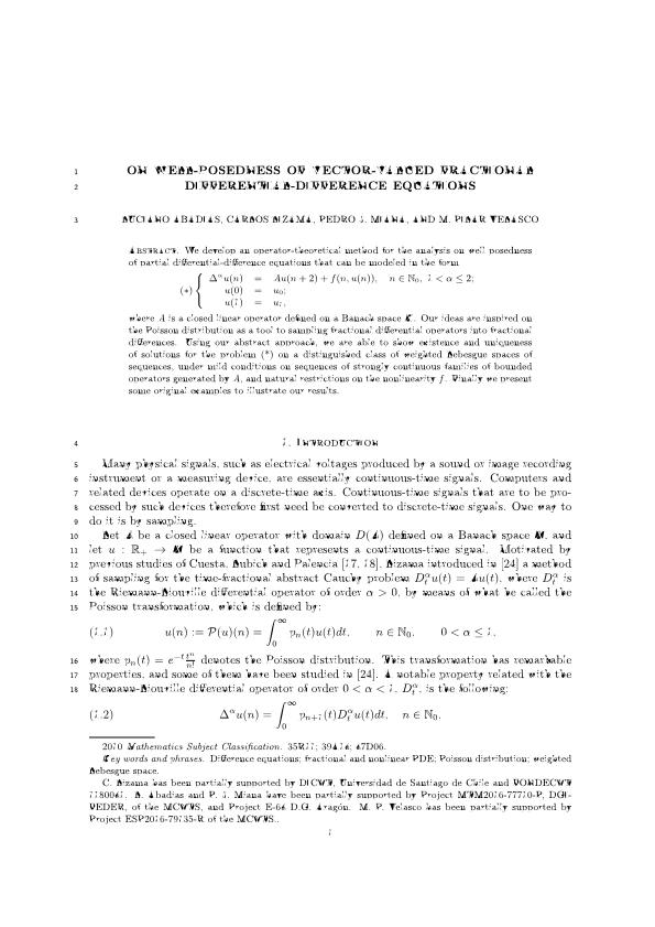 On well-posedness of vector-valued fractional differential-difference equations
