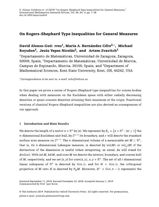 On Rogers-Shephard type inequalities for general measures