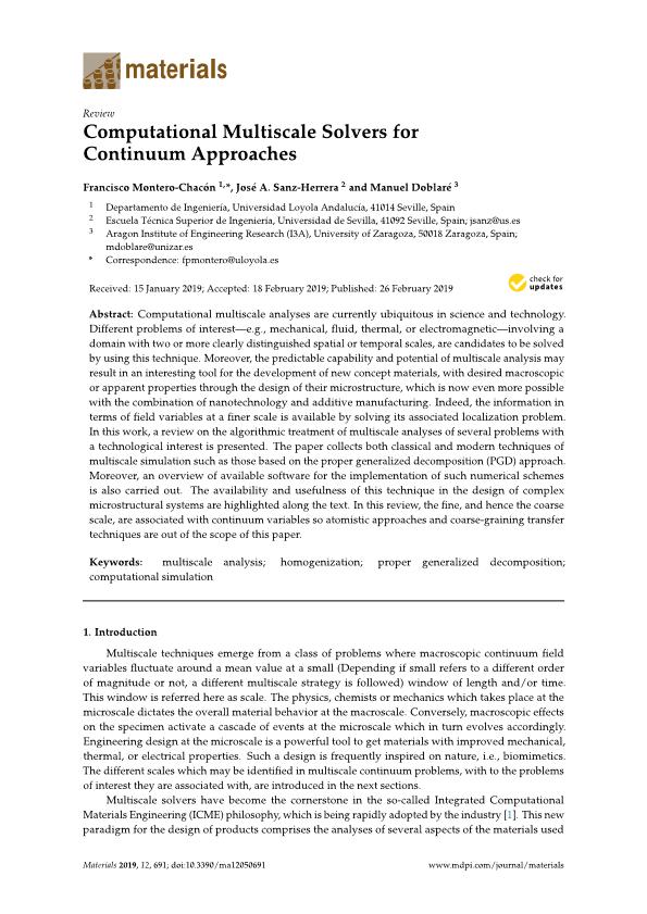 Computational multiscale solvers for continuum approaches