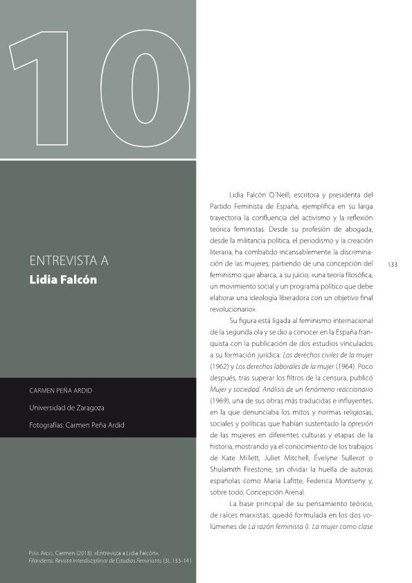 Entrevista a Lidia Falcón