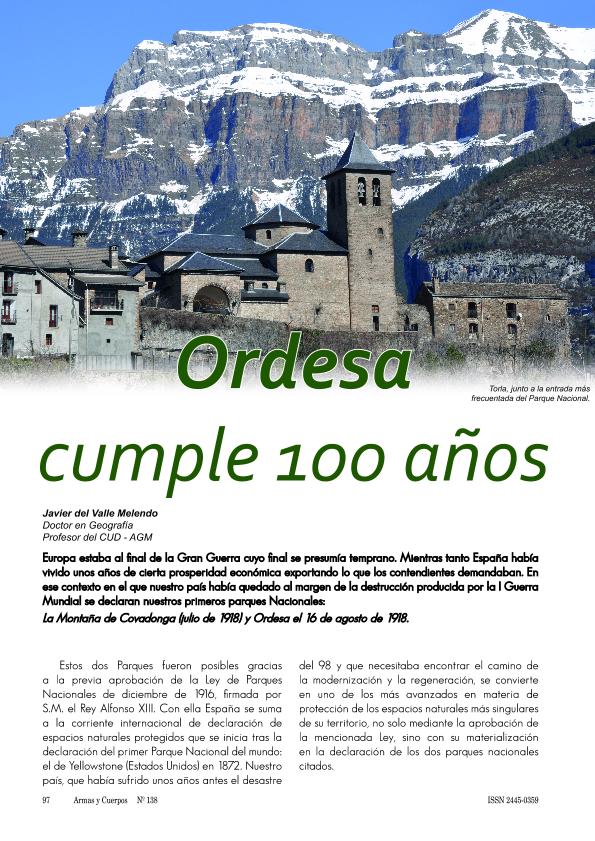 Ordesa cumple 100 años