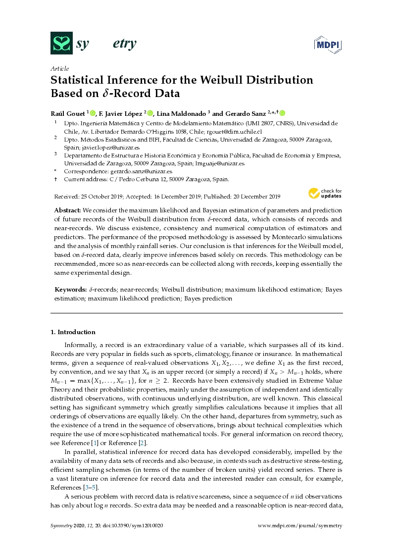 Statistical Inference for the Weibull Distribution Based on delta-Record Data