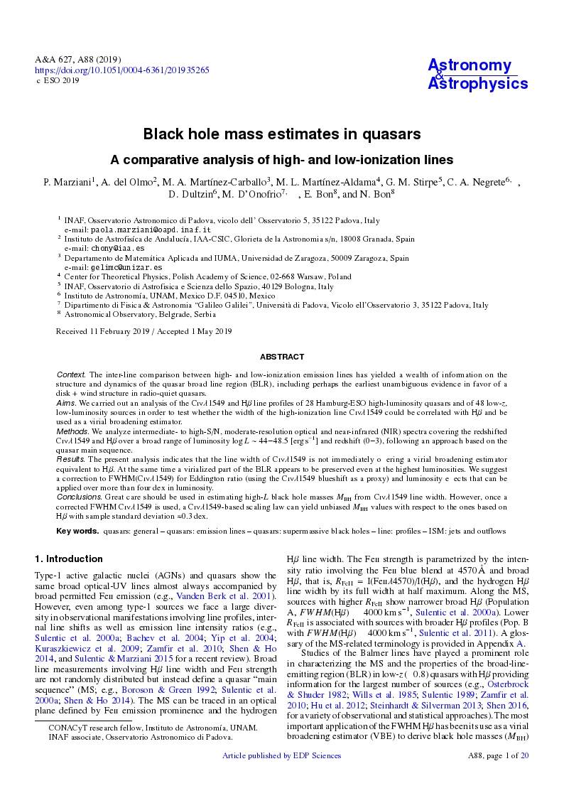 Black hole mass estimates in quasars. A comparative analysis of high- and low-ionization lines