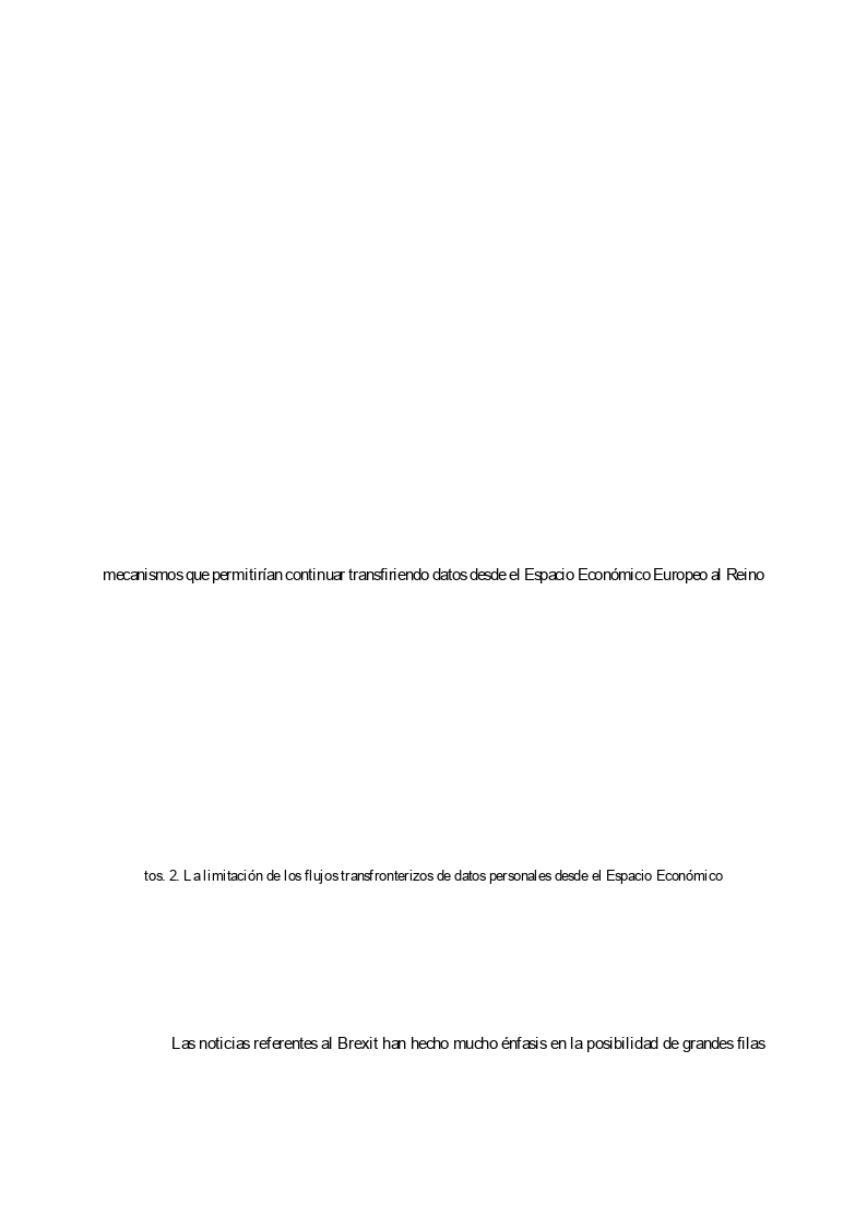 La regulación del flujo de datos personales entre la Unión Europea y el Reino Unido tras el Brexit