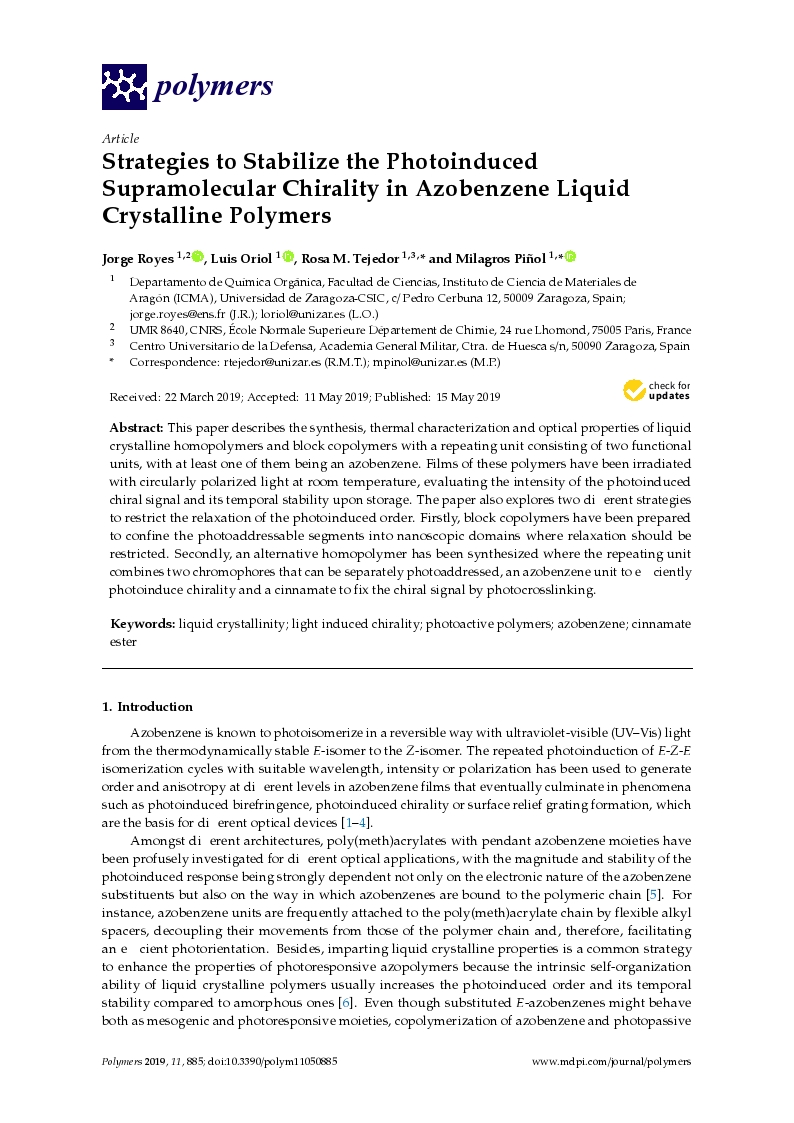 Strategies to stabilize the photoinduced supramolecular chirality in azobenzene liquid crystalline polymers