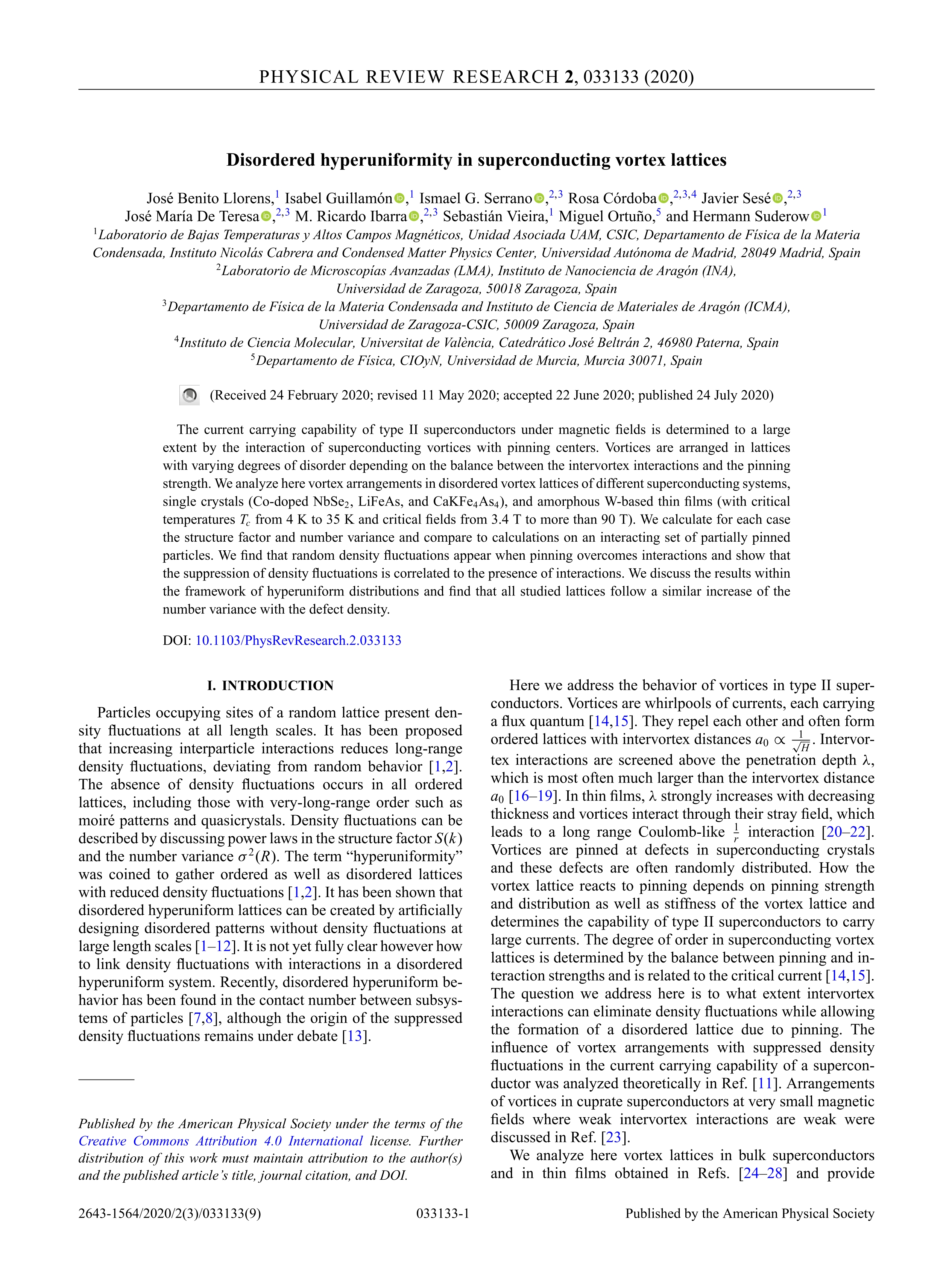 Disordered hyperuniformity in superconducting vortex lattices